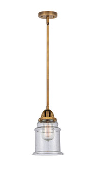 Nouveau 2 LED Mini Pendant in Brushed Brass (405|2881SBBG184LED)