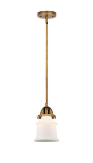 Nouveau 2 One Light Mini Pendant in Brushed Brass (405|2881SBBG181S)