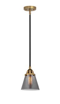 Nouveau 2 One Light Mini Pendant in Black Antique Brass (405|2881SBABG63)