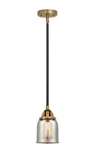 Nouveau 2 LED Mini Pendant in Black Antique Brass (405|2881SBABG58LED)