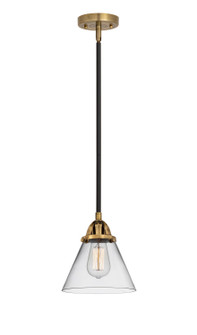 Nouveau 2 LED Mini Pendant in Black Antique Brass (405|2881SBABG42LED)