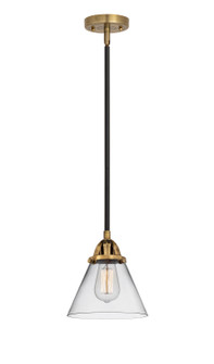 Nouveau 2 One Light Mini Pendant in Black Antique Brass (405|2881SBABG42)