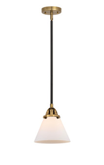 Nouveau 2 LED Mini Pendant in Black Antique Brass (405|2881SBABG41LED)