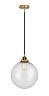 Nouveau 2 LED Mini Pendant in Black Antique Brass (405|2881SBABG20412LED)
