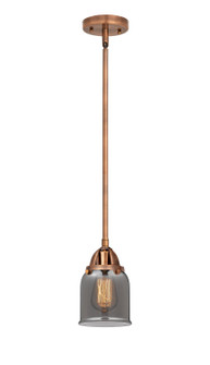 Nouveau 2 LED Mini Pendant in Antique Copper (405|2881SACG53LED)