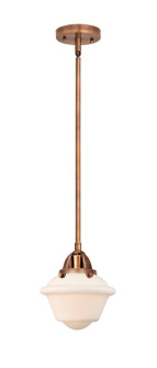 Nouveau 2 One Light Mini Pendant in Antique Copper (405|2881SACG531)