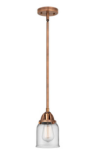 Nouveau 2 LED Mini Pendant in Antique Copper (405|2881SACG52LED)