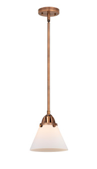Nouveau 2 One Light Mini Pendant in Antique Copper (405|2881SACG41)