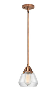 Nouveau 2 LED Mini Pendant in Antique Copper (405|2881SACG172LED)