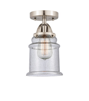 Nouveau 2 One Light Semi-Flush Mount in Brushed Satin Nickel (405|2881CSNG184)