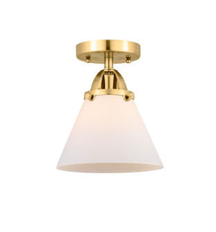 Nouveau 2 One Light Semi-Flush Mount in Satin Gold (405|2881CSGG41)