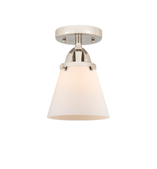 Nouveau 2 One Light Semi-Flush Mount in Polished Nickel (405|2881CPNG61)