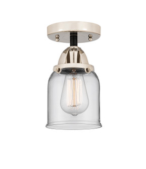 Nouveau 2 One Light Semi-Flush Mount in Black Polished Nickel (405|2881CBPNG52)