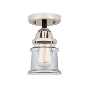 Nouveau 2 One Light Semi-Flush Mount in Black Polished Nickel (405|2881CBPNG182S)