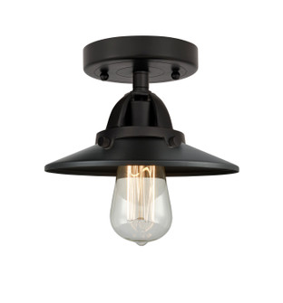 Nouveau 2 One Light Semi-Flush Mount in Matte Black (405|2881CBKM6BK)