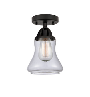 Nouveau 2 One Light Semi-Flush Mount in Matte Black (405|2881CBKG192)