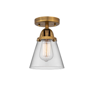 Nouveau 2 One Light Semi-Flush Mount in Brushed Brass (405|2881CBBG62)