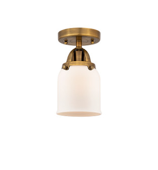 Nouveau 2 One Light Semi-Flush Mount in Brushed Brass (405|2881CBBG51)