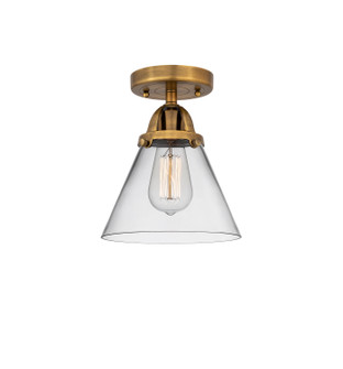 Nouveau 2 One Light Semi-Flush Mount in Brushed Brass (405|2881CBBG42)