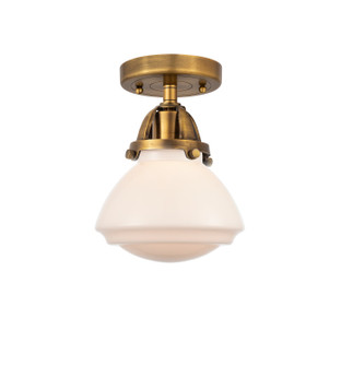 Nouveau 2 LED Semi-Flush Mount in Brushed Brass (405|2881CBBG321LED)
