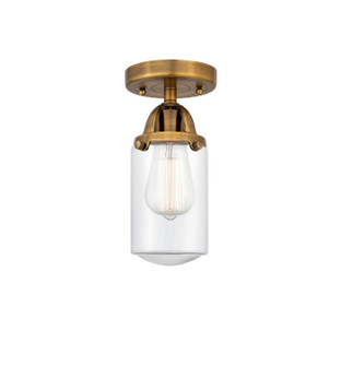 Nouveau 2 One Light Semi-Flush Mount in Brushed Brass (405|2881CBBG312)