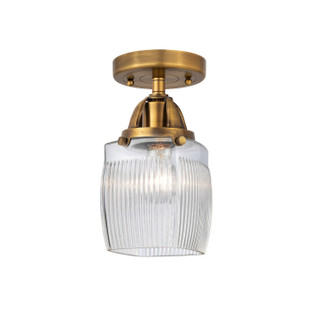 Nouveau 2 One Light Semi-Flush Mount in Brushed Brass (405|2881CBBG302)