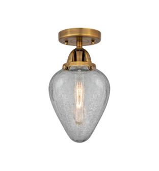 Nouveau 2 One Light Semi-Flush Mount in Brushed Brass (405|2881CBBG165)