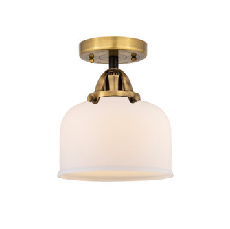 Nouveau 2 One Light Semi-Flush Mount in Black Antique Brass (405|2881CBABG71)