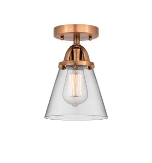Nouveau 2 LED Semi-Flush Mount in Antique Copper (405|2881CACG62LED)