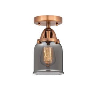 Nouveau 2 One Light Semi-Flush Mount in Antique Copper (405|2881CACG53)