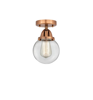 Nouveau 2 LED Semi-Flush Mount in Antique Copper (405|2881CACG2026LED)