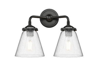 Nouveau Two Light Bath Vanity in Oil Rubbed Bronze (405|2842WOBG64)