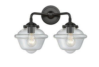 Nouveau Two Light Bath Vanity in Oil Rubbed Bronze (405|2842WOBG532)