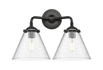 Nouveau Two Light Bath Vanity in Oil Rubbed Bronze (405|2842WOBG44)