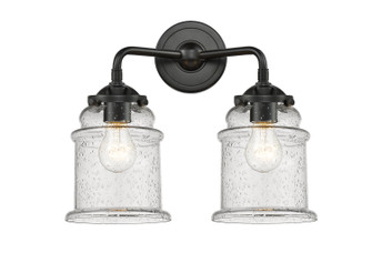 Nouveau Two Light Bath Vanity in Oil Rubbed Bronze (405|2842WOBG184)