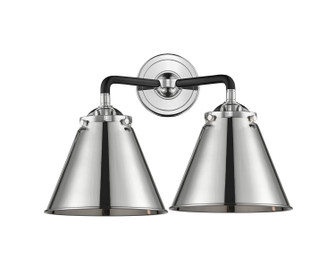 Nouveau Two Light Bath Vanity in Black Polished Nickel (405|2842WBPNM13PN)