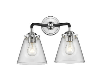 Nouveau Two Light Bath Vanity in Black Polished Nickel (405|2842WBPNG62) Nouveau Two Light Bath Vanity in Black Polished Nickel (405|2842WBPNG62)