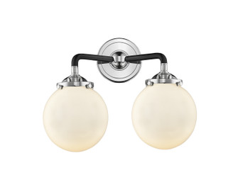 Nouveau Two Light Bath Vanity in Black Polished Nickel (405|2842WBPNG2016)