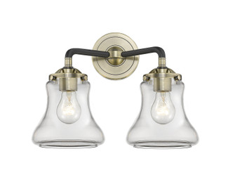 Nouveau Two Light Bath Vanity in Black Antique Brass (405|2842WBABG192)