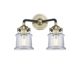 Nouveau Two Light Bath Vanity in Black Antique Brass (405|2842WBABG182S)