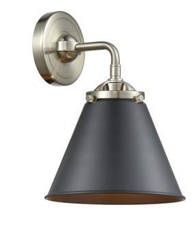 Nouveau One Light Wall Sconce in Brushed Satin Nickel (405|2841WSNM13BK)