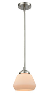 Nouveau One Light Mini Pendant in Brushed Satin Nickel (405|2841SSNG171)