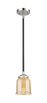 Nouveau One Light Mini Pendant in Black Polished Nickel (405|2841SBPNG58)