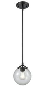 Nouveau LED Mini Pendant in Black Polished Nickel (405|2841SBPNG184SLED)