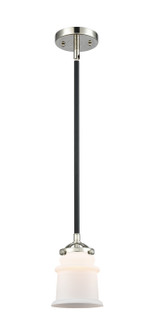 Nouveau One Light Mini Pendant in Black Polished Nickel (405|2841SBPNG181S)