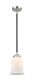 Nouveau One Light Mini Pendant in Black Polished Nickel (405|2841SBPNG181)