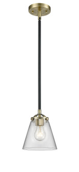 Nouveau One Light Mini Pendant in Black Antique Brass (405|2841SBABG62)