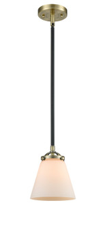 Nouveau LED Mini Pendant in Black Antique Brass (405|2841SBABG61LED) Nouveau LED Mini Pendant in Black Antique Brass (405|2841SBABG61LED)