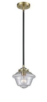 Nouveau LED Mini Pendant in Black Antique Brass (405|2841SBABG534LED) Nouveau LED Mini Pendant in Black Antique Brass (405|2841SBABG534LED)