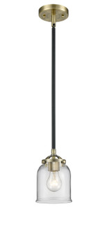 Nouveau One Light Mini Pendant in Black Antique Brass (405|2841SBABG52)